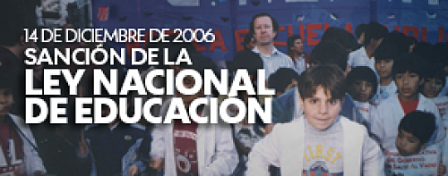 PROMULGACIÓN DE LA LEY NACIONAL DE EDUCACIÓN