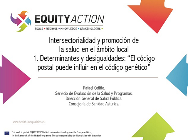 Taller Nacional de Intersectorialidad y Equidad en Salud