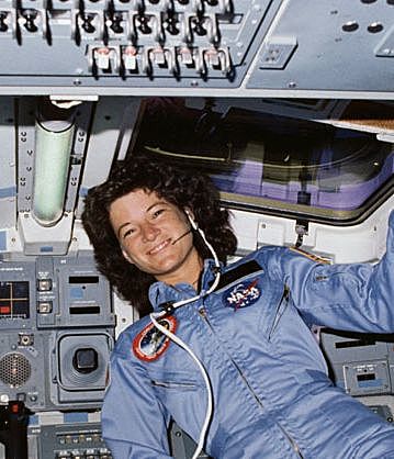 Sally Ride es la primera americana en llegar al espacio
