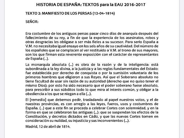 Manifiesto de los persa texto 2