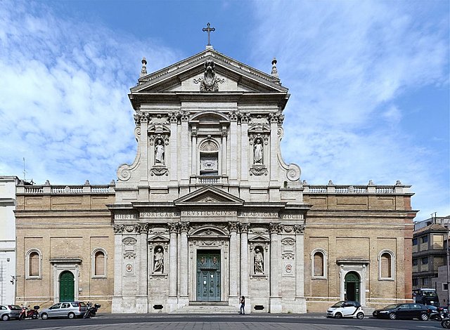 Fachada de la iglesia de Santa Susana