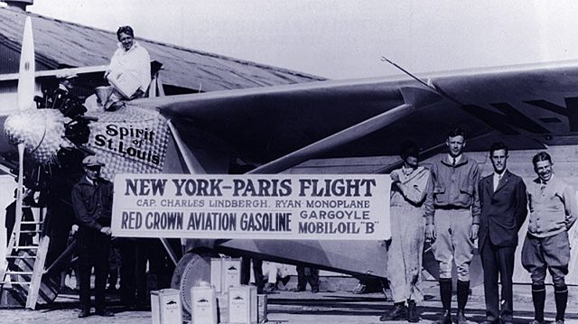 Llegada a París del Spirit of St. Louis