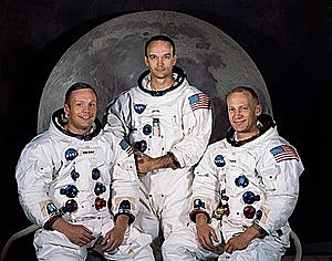 1969. Arribada de tres astronautes nord-americans a la Lluna.