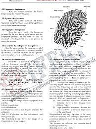 Fingerprint was used on a document to prevent forgery.
