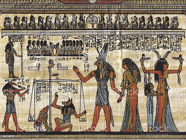 Egyptian Hieroglyphics and Papyrus