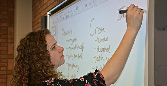 The First SMART Board Interactive Whiteboard
