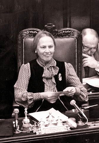 la prima donna presidente della Camera
