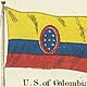 200px u.s. of colombia. johnson's new chart of national emblems, 1868