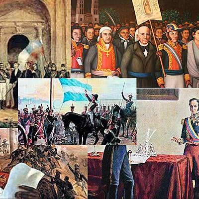 Timeline: Independencias: Haití, México, Perú, Argentina y Chile. Por Melissa Chaves Beltrán.