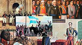 Timeline: Independencias: Haití, México, Perú, Argentina y Chile. Por Melissa Chaves Beltrán.