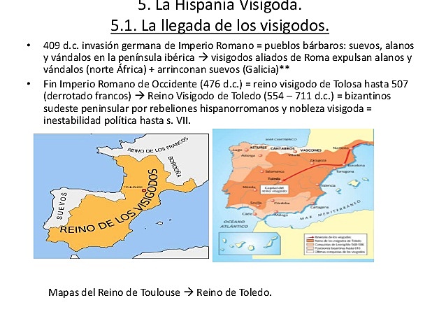 Llegada a Hispania.