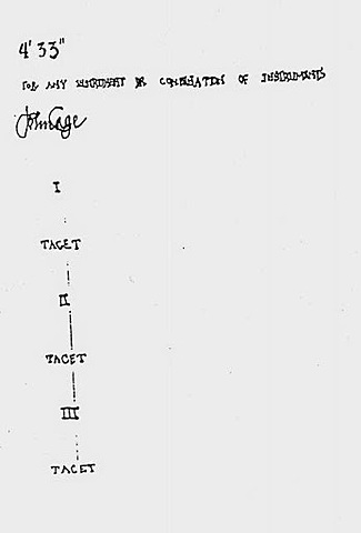 4´33´´, John Cage