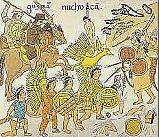 llegada de nuño Beltrán a Tzintzuntzan