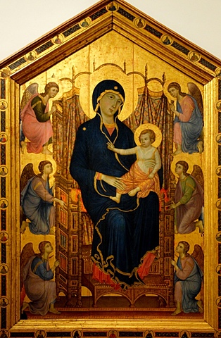Edad Media ( Madonna Rucellai de Duccio di Buoninsegna)