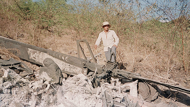 FMLN derriba un helicóptero