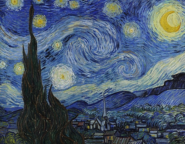 Siglo XIX (La noche Estrellada de Vincent van Gogh)