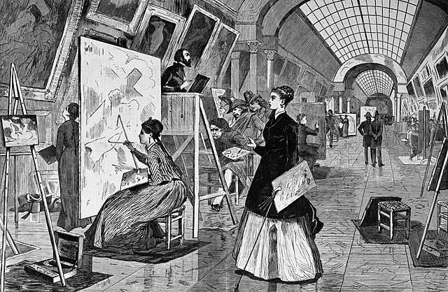 1820-1840 - Women artists opening private studios