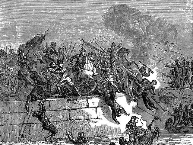 Cortés saca a todos sus hombres de Tenochtitlan