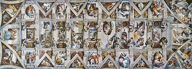 Cinquecento - Bóveda de la Capilla Sixtina - Michelangelo Buonarroti (Pintura)