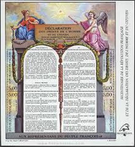 Declaración de los Derechos del Hombre y del Ciudadano.