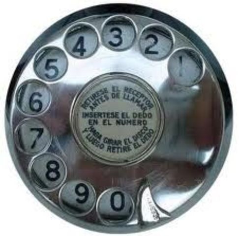 El Teléfono de disco.