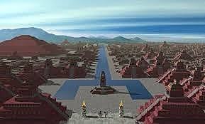 Construcción de la Calzada de los Muertos