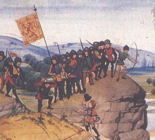 Scots rose in rebellion.