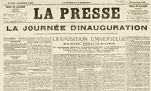 PUBLICIDAD PERIÓDICOS DIARIOS INICIADOS EN FRANCIA