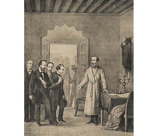 Maximiliano se vuelve prisionero