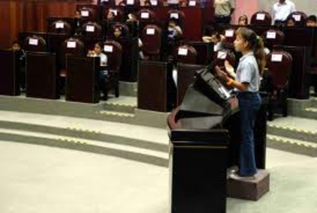 mi primer parlamento de niños