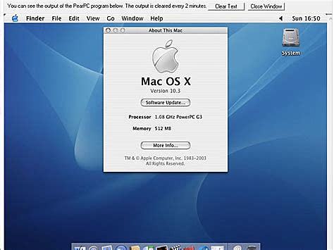 mac os x 10.3