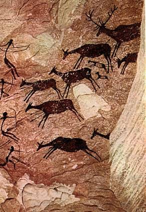 La caza de ciervos en Altamira