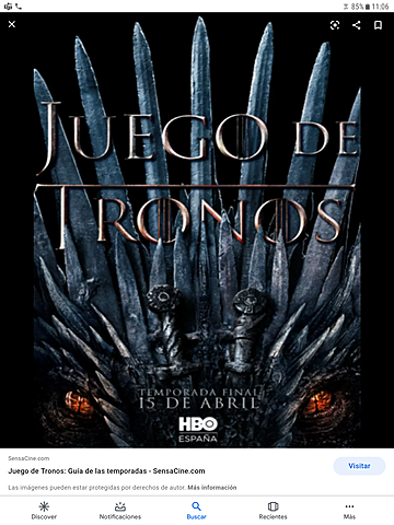 Emisión del primer episodio de Juego de Tronos