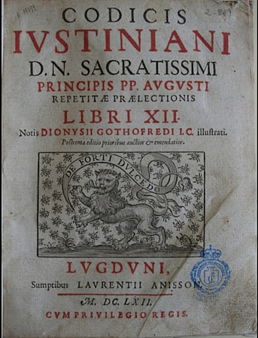 El codigo de Justiniano