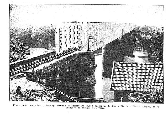 Reforma ponte de ferro do Jacuí