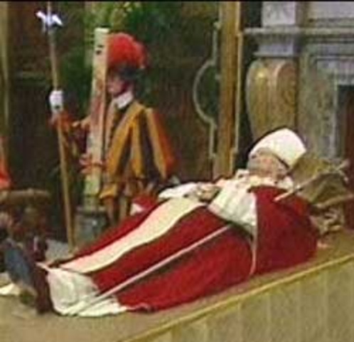 muerte del papa Juan Pablo II