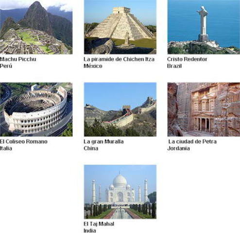 7 maravillas del mundo