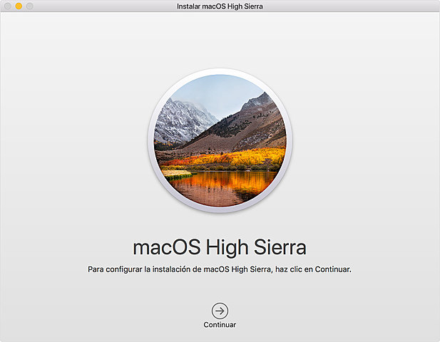 MAC OS hight sierra