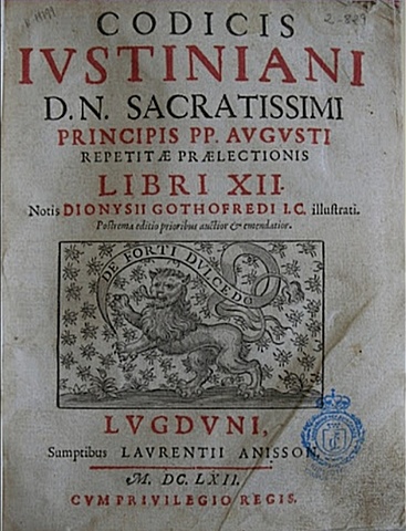 Código de leyes de Justiniano