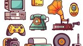 Timeline: Aparatos Tecnológicos: los primeros  y en la actualidad