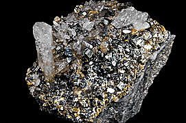 Découverte de pyrite de fer et de quartz par Cartier