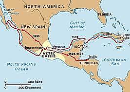 Hernan Cortes sailed for Spain