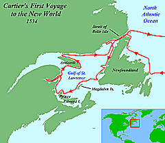 Jacques Cartier Sailed for France