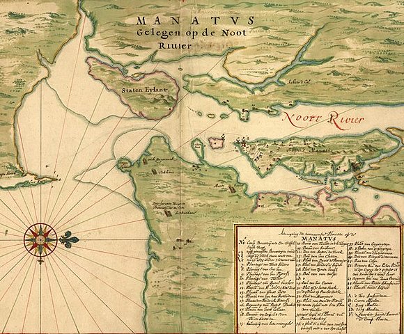 Los holandeses construyen Fort Amsterdam en el extremo meridional de la isla de Manhattan