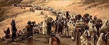 Exiled people return