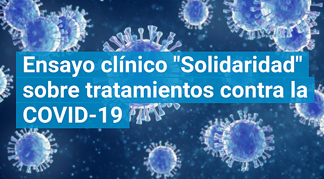 Ensayo «solidaridad» contra el covid-19