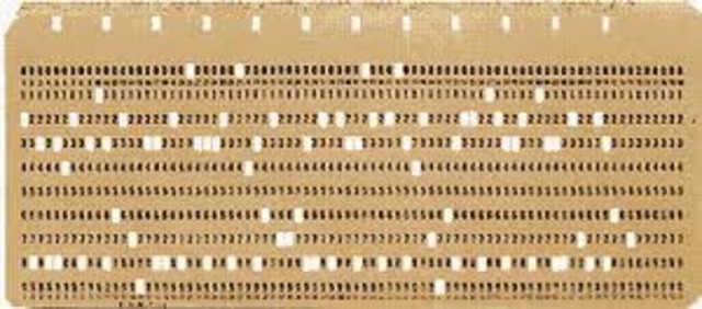 Tarjetas Perforadas De Datos