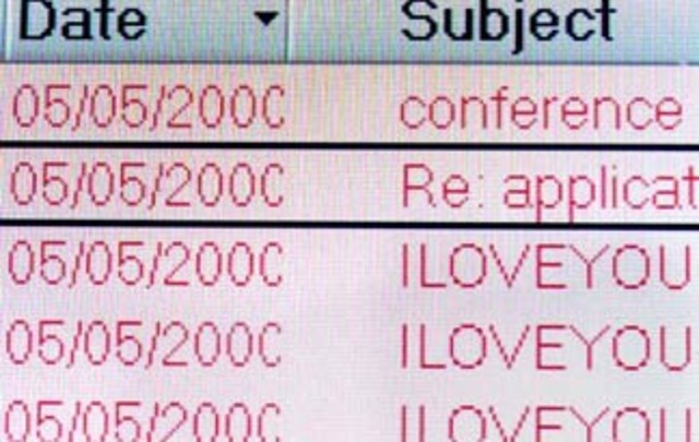 El virus informático I love you