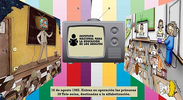 Inicia el programa alfabetización por televisión.