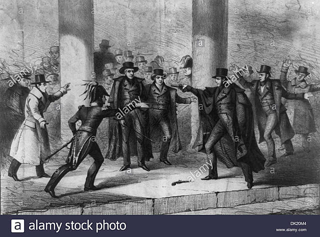 Intento de asesinato al presidente Andrew Jackson.